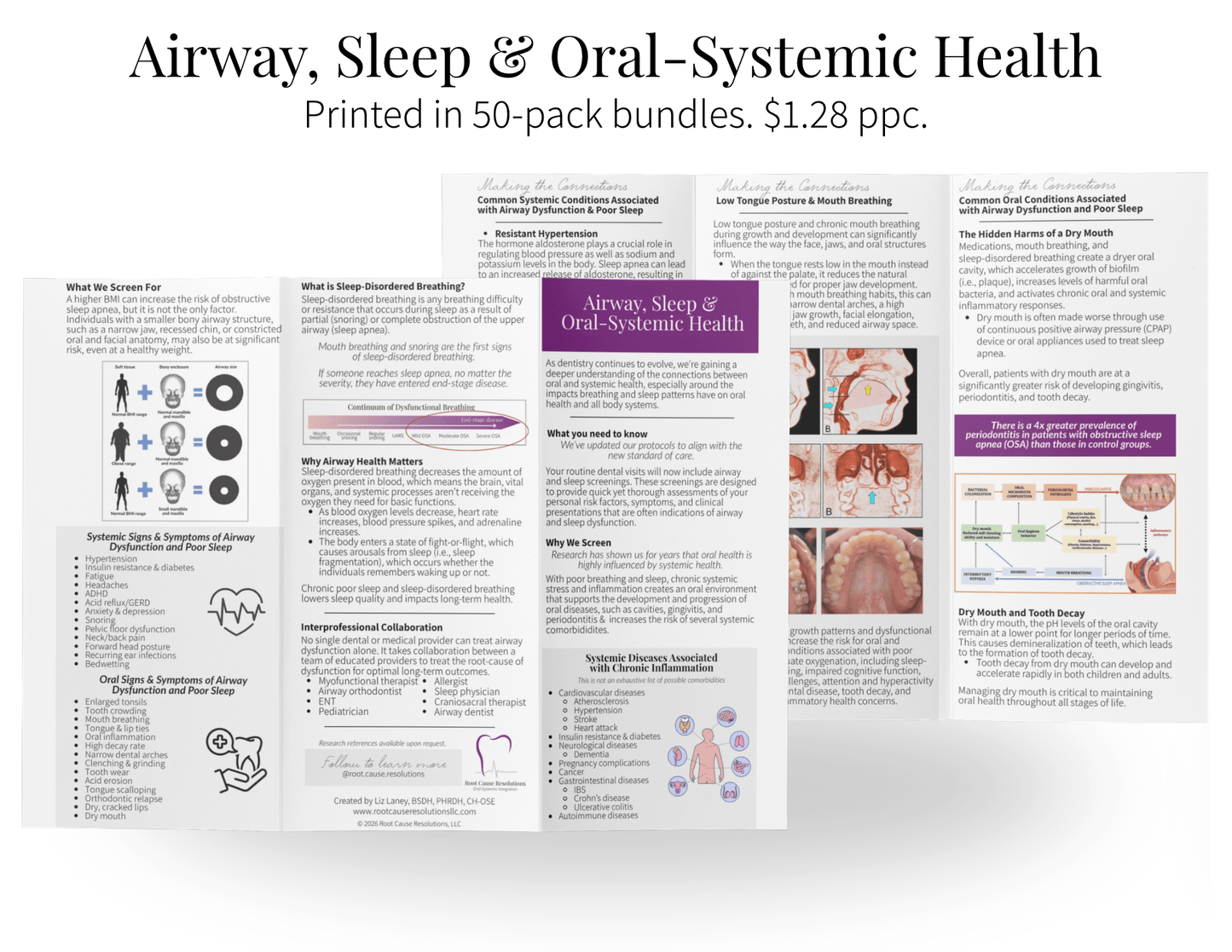 Airway, Sleep & Oral - Systemic Health Brochure - Root Cause Resolutions, LLC
