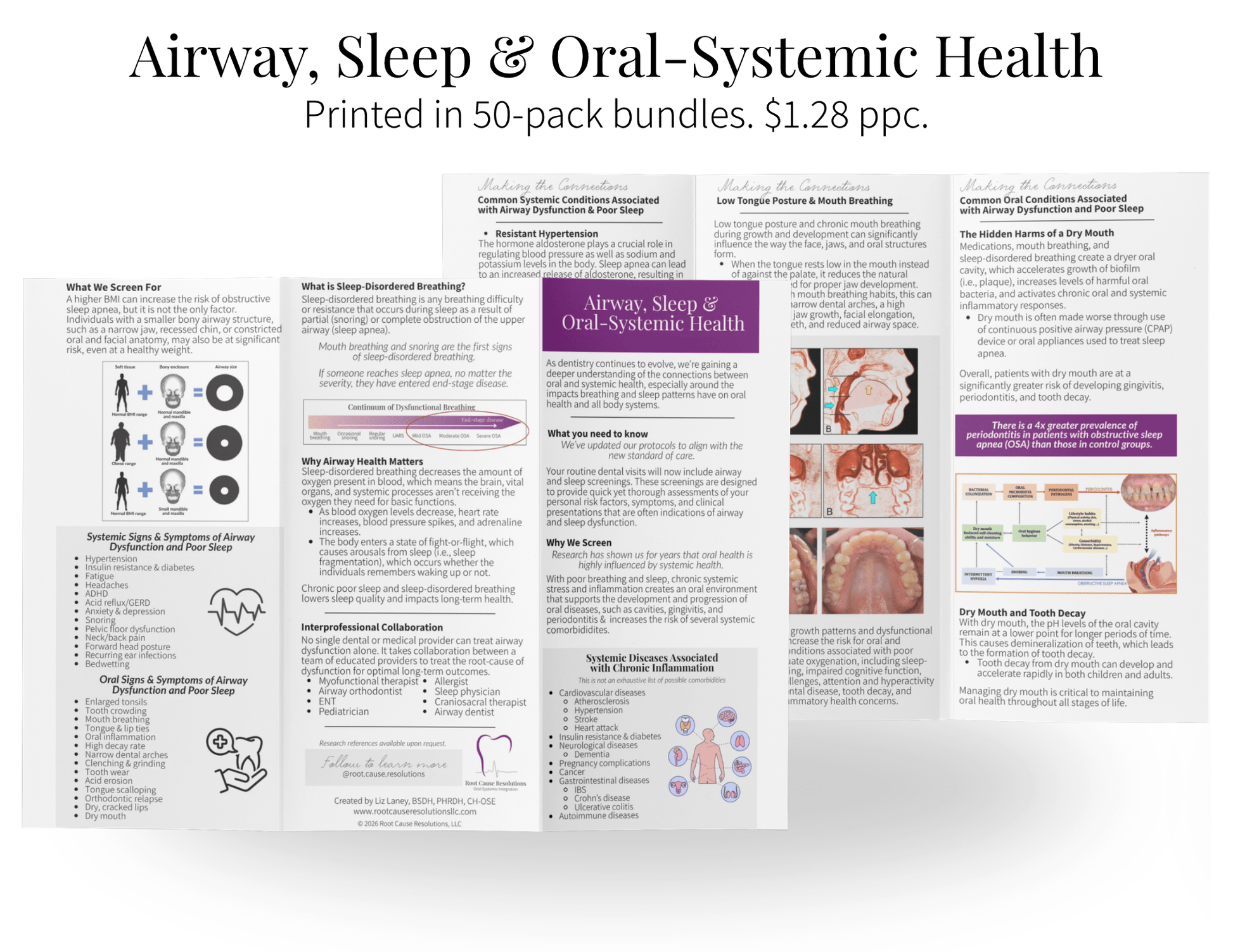 Airway, Sleep & Oral - Systemic Health Brochure - Root Cause Resolutions, LLC