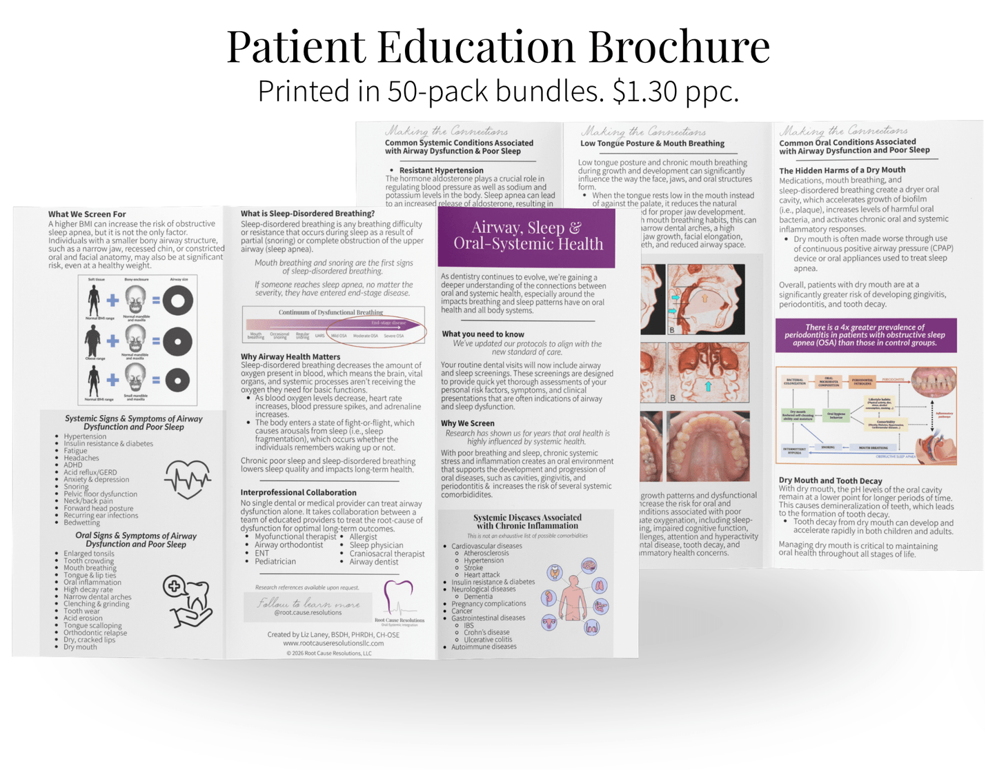 Airway, Sleep & Oral-Systemic Health Brochure - Root Cause Resolutions, LLC