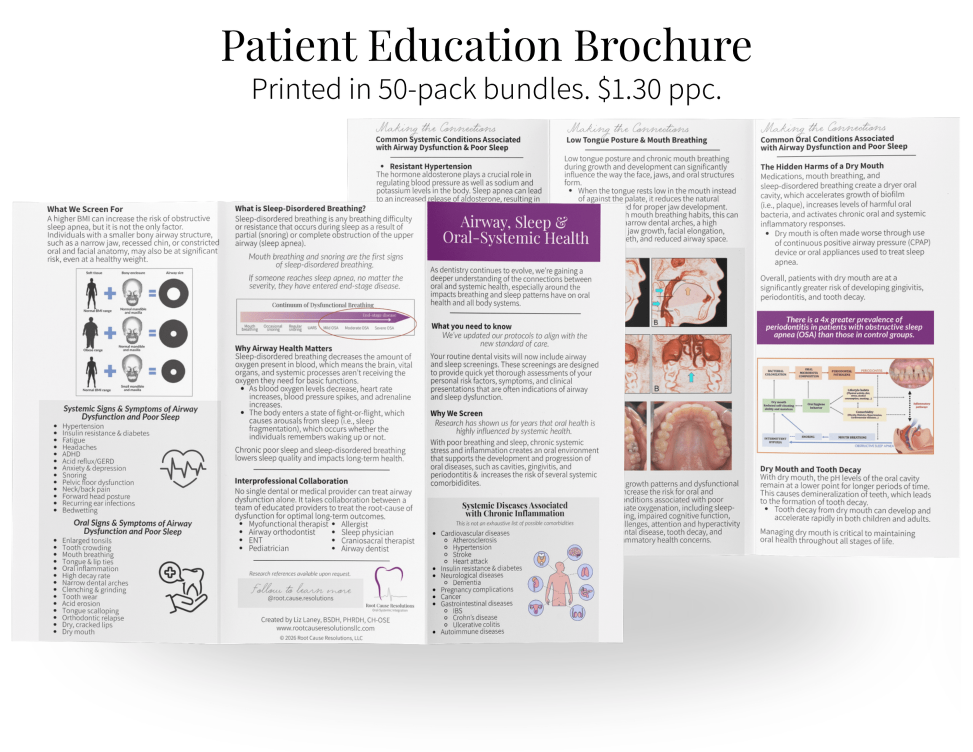 Airway, Sleep & Oral-Systemic Health Brochure - Root Cause Resolutions, LLC